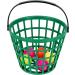 BESPORTBLE Golf Ball Basket - Green Container with Handle for 50pcs Balls | Stadium Accessories - 20x15CM - Buy Online on GoSupps.com