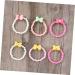 Shop Toyandona 6-Pack Colorful Baby Girl Bracelets - Candy-Colored Party Accessories for Little Princesses - Buy Online on GoSupps.com