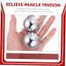 Shop Toddmomy Baoding Iron Balls - Stainless Steel Massage Balls for Hand Training | 5.3cm Silver Baoding Balls - International Shipping Available - Buy Online on GoSupps.com