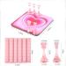 Shop BQAN Heart Acrylic Nail Holder - Perfect for Press Ons Nail Display & Practice | Reusable Adhesive Putty | Essential Nail Tech Supplies in Pink - Buy Online on GoSupps.com
