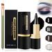 Ayky Long Wear Gel Eyeliner Ayky Eyeliner Natural Black Eyeliner Cream Smokey Eyeshadow Palette Stick Smudge Proof Quick-Drying Matte Create Statement Eye Look (Black)