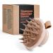 Imperio scalp massage brush to stimulate hair growth - Premium Scalp Massager for circulatory -promoting head massage - application in dry & wet hair (pink)