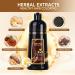 Shantou Yingji Centella Clean Grgowe Black hair color shampoo instant hair shampoo natural black hair color shampoo 3in1 hair color shampoo for gray hair for men and women dark brown 500 ml - Buy Online on GoSupps.com