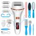 Electric Callus Remover for Foot, rechargeable foot callus remover tool Spa Pedicure Tool for Foot 2 Speed white