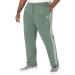 adidas Men's Essentials Fleece Open Hem 3-Stripes Pants Medium Green Oxide/Linen Green
