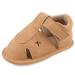 MK MATT KEELY Baby Boys Soft Sole Sandals Toddler Anti-slip Summer Crib First Walking Shoes 6-12 Months Khaki