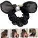 1pc Hair Ring Elastic Bands for Hair Crystal Hair Accessories Hair Ribbons Girls Tiara Bow Knot Elastic Hair Ties Girls Hair Rope Organza Bow Tie Talcum Powder Miss - Buy Online on GoSupps.com