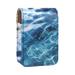 Travel Lipstick Organizer Case Lipstick Case Portable Makeup Bag With Mirror Sea Water Blue Cool Summer L308t5mhqc