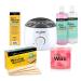 Mylee Complete Waxing Kit Includes Salon Quality Wax Heater Soft Cream Strips Spatulas and Pre & After Care Lotion (Rose)