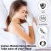 Sibba 4 Pairs White Moisturizing Cotton Gloves for Men & Women | Overnight Hand Spa Treatment & Eczema Care - Buy Online on GoSupps.com