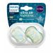 Ultra Air Night Pacifier 0-6 months phosphorescent 2 pieces Philips Avent