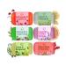 O Naturals Luxury Glycerin Variety Botanical 6 Pack Face Body Hands 100% Vegan Bar Soap Fabulous Sent Essential Oils Cleansing Moisturizing Natural Organic Ingredients Gift Pack Him & Her 4.2oz Each