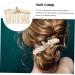 Angoily Alloy Rhinestone Hair Comb Hair Clip Rhinestone Bobby Pins Tiara Bride Hair Accessories Gold Bow Tie Hair Accessories for Wedding Bridal Hair Comb Rhinestone Hair Accessories Pearl - Buy Online on GoSupps.com