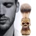 Barber Skull Men's Grooming Tool | 12x4x4 Hair Salon Shaving Brush for Beards - Buy Online on GoSupps.com