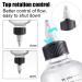 8.5oz Hair Oil Applicator Bottle - Plastic Squeeze Bottle for Hair Dye with Twist-On Tip & Clear Graduated Scale - Buy Online on GoSupps.com