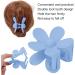 Colorful Flower Hair Clips Normal Thin Hair Styling Thick Cute Flower Claw Clip for Hair Accessories for Girlfriends(Light blue) - Buy Online on GoSupps.com