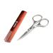Niegeloh Solingen Mustache & Beard Scissors - Inox Style N4 Surgical Stainless Steel Professional Grooming Tool & Niegeloh Fine Tooth Comb for Mustache Hair Care| Handcrafted in Solingen Germany |