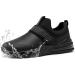 LARNMERN Women's Non Slip Work Shoes - Waterproof Kitchen Chef Shoes with Air Cushion for Restaurant & Food Service, Size 7, Black - Buy Online on GoSupps.com