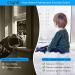 eSynic 4pcs Window Safety Restrictors with Keys - White UPVC Window Security Locks for Child Safety - Ideal for Home and Public Use - Buy Online on GoSupps.com
