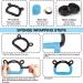 EXQ Home Kids Gymnastic Rings with Adjustable Straps - 220lb Capacity - Blue Standard - Buy Online on GoSupps.com