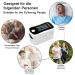 MomMed Pulse Oximeter for Fast Oxygen Saturation Measurement - Ideal for Kids & Adults - Includes Lanyard & Batteries | YM201 Black & White - Buy Online on GoSupps.com