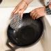 Mythrojan Stainless Steel Chainmail Scrubber - Ideal for Cast Iron & Cookware Maintenance - 18x18 cm Round SS Butted Design - Buy Online on GoSupps.com