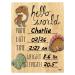 Cute Dinosaur Themed Newborn Baby Announcement Wood Sign - 5x7 Inches - Buy Online on GoSupps.com