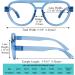 Buy LUR Pilot Oversized Screwless Reading Glasses for Women - 6 Pack +1.50 Strength Stylish Mix of Colors - International Shipping Available - Buy Online on GoSupps.com
