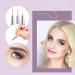 6-Piece Fine Point Eyeliner Brush Set - Gel Makeup Applicator for Precision Eye Makeup - Pink Purple & White - Buy Online on GoSupps.com