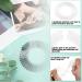 9-Piece Flexible Circular Stretch Comb Set for Women & Girls - 3 Colors (Black, White, Clear) - Buy Online on GoSupps.com
