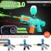 Lighting Gel Ball Blaster M416 with LED Splatter Balls - Green | Outdoor Shooting Game Set with 40000 Beads, 10000 Luminous Beads, and Infrared Goggles | Ages 12 - Buy Online on GoSupps.com