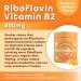 Kind Nature Vitamin B2 Gummies - 400mg Riboflavin Supplement for Migraine & Headache Relief - 60 Chewable Gummies - Buy Online on GoSupps.com