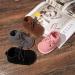 Sonsage Baby Booties Unisex Velvet Soft Anti-Skid Shoes 3-6 Months - Deep Brown - Buy Online on GoSupps.com