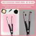 Portable Hair Tools Silicone Heat Resistant Mat - Curling Iron & Flat Iron Hot Pad for Home Salon & Travel - Pink - Buy Online on GoSupps.com