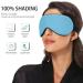 Haskirky Light Blocking Eye Mask | Adjustable Breathable Design for Deep Sleep | Great for Travel, Yoga, and Meditation | Pure Blue - Buy Online on GoSupps.com