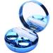 Griwiuiowe Cute Fashion Lens Case - Portable Glitter Luxury Bling Stars Eye Care Set (Blue) | International Shipping Available - Buy Online on GoSupps.com