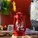 8 Inch Small Red Kerosene Hurricane Lantern Set - Perfect for Christmas Decor, Camping, and Emergency Use (4-Pack) - Buy Online on GoSupps.com