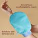 CIDOKAT Exfoliating Glove for Body Scrub - Korean Deep Exfoliating Mitt for Shower - Dead Skin Remover Scrubber - 1Pcs Black - Buy Online on GoSupps.com