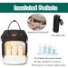 Approach Multifunctional Waterproof Diaper Backpack for Moms & Dads - Large Capacity Diaper Base Stroller Belts & USB Connection - Pure Black - Buy Online on GoSupps.com