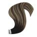 Youngsee 45cm Tape Extensions - Real Hair Black Balayage Invisible Ombre & Blond - Remy 50g #1B/4/27 - Buy Online on GoSupps.com