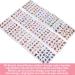 KINGMAS 50 Sheets Nail Art Stickers - Colorful Flower & Butterfly Water Transfer Decals for DIY Nail Design - Manicure Tips Decor - Classic Style - Buy Online on GoSupps.com