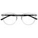 Opulize Met - Reading Glasses with Blue Light Blocking Slim Round Frame Spring Hinges Improve Sleep Computer Gaming Anti-Reflective Transparent Mens Womens B60-C +2.00 +2 Magnification (Pack of 1) Clear Front With Black Arms
