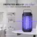 AMUFER Bug Zapper Insect Pest Fly Killer Electric Mosquito Zapper for Indoor and Outdoor 18W Waterproof Mosquito Killer 4200V  - Buy Online on GoSupps.com