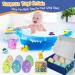 Kids Bath Bombs with Surprise Inside - 6 Pcs Easter Eggs Fizzies | Safe & Organic Handmade Balls for Kids | Birthday & Easter Gifts - Buy Online on GoSupps.com
