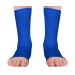 AQF MMA Ankle Support Brace Guard - Blue L | Achilles Tendon Pain Relief & Compression Sleeve for Muay Thai, Kick Boxing, Sprains - Elasticated & Breathable - Buy Online on GoSupps.com