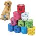 10 Pack Pet Self Adhesive Tape Cohesive Wrap Bandages Camouflage Wrap Tape Strong Elastic Stretch Sports Tape for Wrist Ankle Sprains & Swelling Dogs Elastic Bandage Wrap Tape 5cm 4.5m(10 Styles)