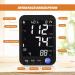 Automatic Blood Pressure Monitor with Extra Large Screen & Adjustable Cuff - 2 Users, 999 Sets Memory - LED Backlit Display - Includes Charging Cord (Black) - Buy Online on GoSupps.com