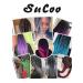 SuCoo Kanekalon Dark Green Braiding Hair Extensions - 24inch 3pcs/lot with Free Gifts | High Temperature Synthetic Fiber for Crochet Twist Braids - Buy Online on GoSupps.com