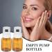 Housoutil Empty Pump Bottles - 100ml Cosmetic Cream & Soap Travel Size - Refillable Portable Brown Donor Bottles (3-Pack) - Buy Online on GoSupps.com