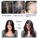 Realistic Women's Curly Wavy Hair Part - 35cm Black 3D Air Bang Wig for Sparse or Gray Hair - Buy Online on GoSupps.com